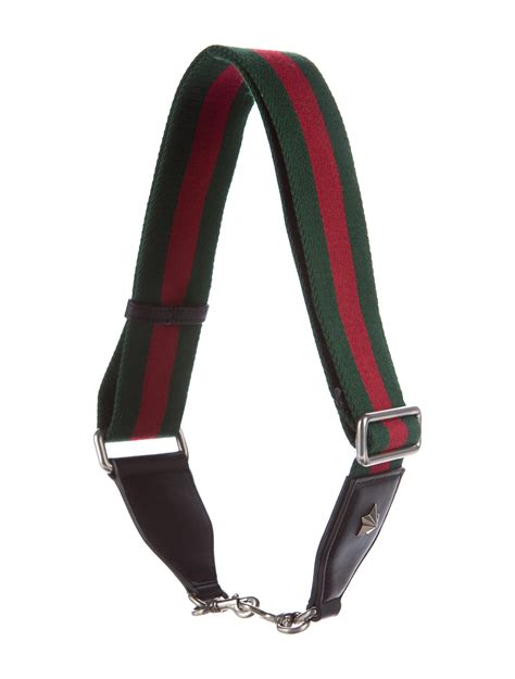 gucci web strap.